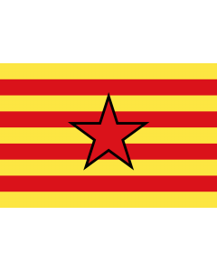 Flag: EstreladaAragonesa |  landscape flag | 1.35m² | 14.5sqft | 90x150cm | 3x5ft 