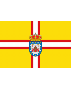 Flag: Fiñana  Almería province - Spain |  landscape flag | 1.35m² | 14.5sqft | 90x150cm | 3x5ft 