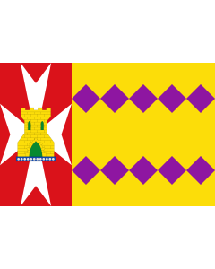 Bandera de  Fuendejalón-Zaragoza |  bandera horizontal | 2.16m² | 120x180cm 