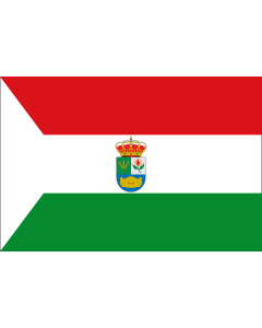Bandera de  Fuente Vaqueros, Granada, España |  bandera horizontal | 2.16m² | 120x180cm 