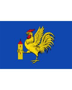 Flag: Gallocanta |  landscape flag | 1.35m² | 14.5sqft | 90x150cm | 3x5ft 
