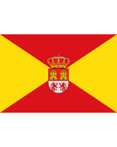 Flag: Gor, Granada, Spain |  landscape flag | 2.16m² | 23sqft | 120x180cm | 4x6ft 