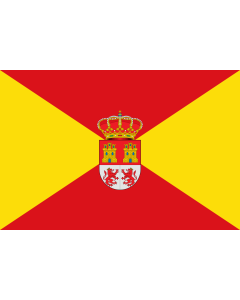 Bandera de  Gor, Granada, España. |  bandera horizontal | 1.35m² | 90x150cm 