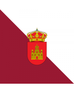 Flag: Grijota | Municipal de Grijota  Palencia |  1.35m² | 14.5sqft | 120x120cm | 45x45inch 