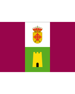 Bandera: Higuera de Calatrava, Jaén, España |  bandera paisaje | 1.35m² | 90x150cm 