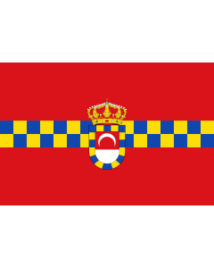 Flag: Huétor Tájar, in Granada province, Spain |  landscape flag | 2.16m² | 23sqft | 120x180cm | 4x6ft 