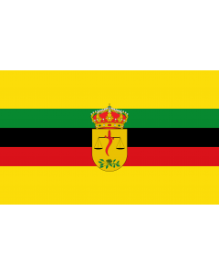 Flag: Jabugo | Jabugo  Andalucía |  landscape flag | 2.16m² | 23sqft | 120x180cm | 4x6ft 