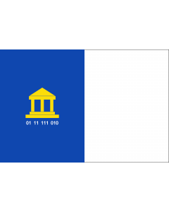 Flag: Jun, Granada, Spain |  landscape flag | 2.16m² | 23sqft | 120x180cm | 4x6ft 