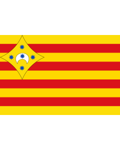 Bandera: Comarca del Aranda |  bandera paisaje | 1.35m² | 90x150cm 