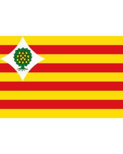 Bandera: Comarca del Campo de Belchite |  bandera paisaje | 2.16m² | 120x180cm 