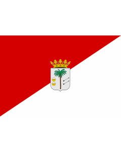 Flag: La Palma del Condado, Huelva, Spain |  landscape flag | 0.06m² | 0.65sqft | 20x30cm | 8x12in 