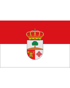 Flag: Lahiguera, Jaén, Spain |  landscape flag | 1.35m² | 14.5sqft | 90x150cm | 3x5ft 