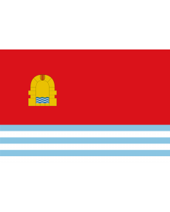 Flag: Laluenga-Huesca-Spain |  landscape flag | 1.35m² | 14.5sqft | 90x150cm | 3x5ft 