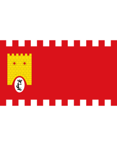 Bandera de  Langa del Castillo-Zaragoza |  bandera horizontal | 2.16m² | 120x180cm 