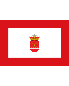 Flag: Laroya, Almería, Spain |  landscape flag | 1.35m² | 14.5sqft | 90x150cm | 3x5ft 