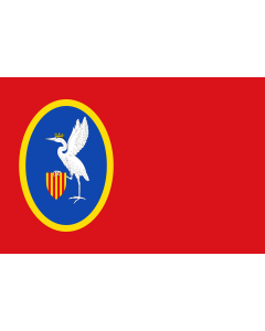 Flag: Las Cuerlas-Zaragoza-Spain |  landscape flag | 2.16m² | 23sqft | 120x180cm | 4x6ft 