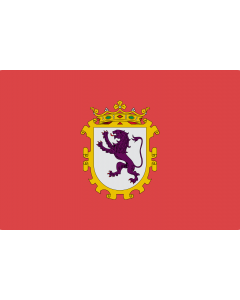 Flag: City of León  Spain |  landscape flag | 2.16m² | 23sqft | 120x180cm | 4x6ft 