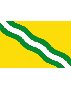 Flag: Lentegí, Granada, Spain |  landscape flag | 1.35m² | 14.5sqft | 90x150cm | 3x5ft 