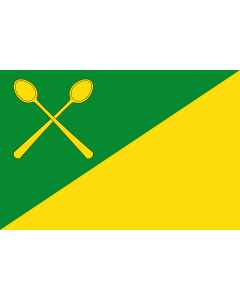 Flag: Les Llosses, Girona, Spain |  landscape flag | 1.35m² | 14.5sqft | 90x150cm | 3x5ft 