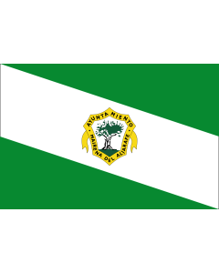 Flag: Mairena del Aljarafe, Seville, Spain |  landscape flag | 2.16m² | 23sqft | 120x180cm | 4x6ft 