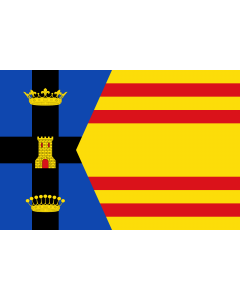 Flagge: Large Malón | Malón-Zaragoza-Spain | Malón-Zaragoza  |  Querformat Fahne | 1.35m² | 90x150cm 