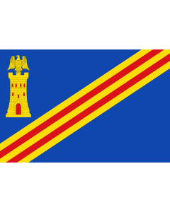 Flag: Marracos-Zaragoza-Spain |  landscape flag | 1.35m² | 14.5sqft | 90x150cm | 3x5ft 