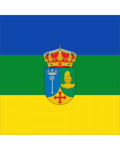 Flag: Mazariegos | Mazariegos  Castilla y León |  1.35m² | 14.5sqft | 120x120cm | 45x45inch 