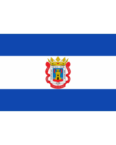 Flag: Motril | Municipio de Motril  Granada |  landscape flag | 1.35m² | 14.5sqft | 90x150cm | 3x5ft 