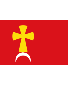 Bandera de  Odèn  Lérida, Cataluña, España |  bandera horizontal | 1.35m² | 90x150cm 