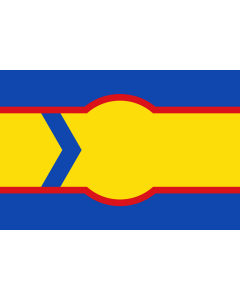 Flag: Olvena |  landscape flag | 1.35m² | 14.5sqft | 90x150cm | 3x5ft 