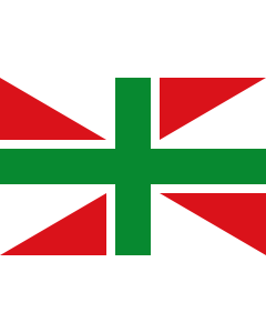 Flag: Orozkoko udal ikurrina |  landscape flag | 0.06m² | 0.65sqft | 20x30cm | 8x12in 