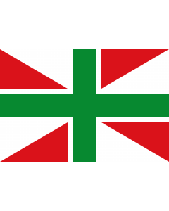 Flag: Orozkoko udal ikurrina |  landscape flag | 2.16m² | 23sqft | 120x180cm | 4x6ft 