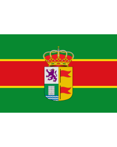 Flag: Palacios de la Valduerna, León, Spain |  landscape flag | 0.06m² | 0.65sqft | 20x30cm | 8x12in 