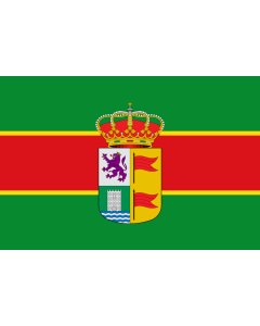 Flag: Palacios de la Valduerna, León, Spain |  landscape flag | 0.06m² | 0.65sqft | 20x30cm | 8x12in 