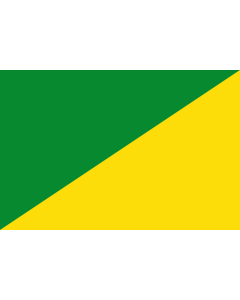 Bandera de  Palau-saverdera |  bandera horizontal | 2.16m² | 120x180cm 