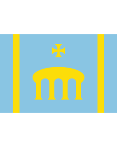 Flag: Pont d Armentera | Apaisada | Apaïsada |  landscape flag | 1.35m² | 14.5sqft | 90x150cm | 3x5ft 