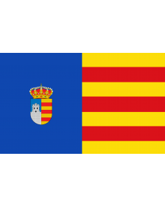 Flag: Posadas, Córdoba province  Spain |  landscape flag | 2.16m² | 23sqft | 120x180cm | 4x6ft 