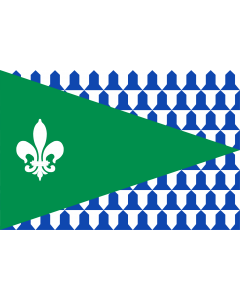 Flag: Pozán de Vero | Pozán de Vero  Huesca |  landscape flag | 2.16m² | 23sqft | 120x180cm | 4x6ft 