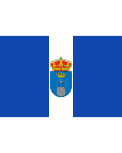 Flag: Pozuelo del Rey | Municipio de Pozuelo del Rey  Madrid -España |  landscape flag | 1.35m² | 14.5sqft | 90x150cm | 3x5ft 