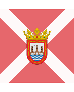 Bandera de  Municipio de Puente la Reina  Navarra-España |  2.16m² | 150x150cm 