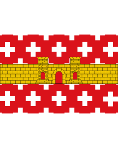 Flag: Regencós | Regencós Bandera apaisada | Regencós Bandera apaïsada |  landscape flag | 1.35m² | 14.5sqft | 90x150cm | 3x5ft 