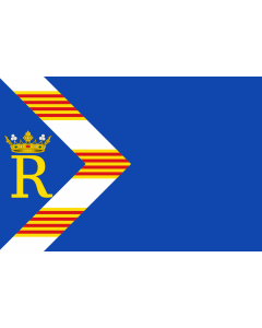 Flag: Retascón - Zaragoza - Spain |  landscape flag | 1.35m² | 14.5sqft | 90x150cm | 3x5ft 