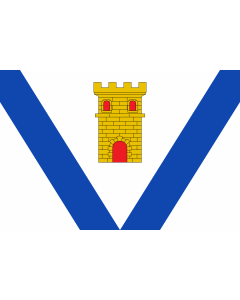 Flag: Secastilla-Huesca-Spain |  landscape flag | 1.35m² | 14.5sqft | 90x150cm | 3x5ft 
