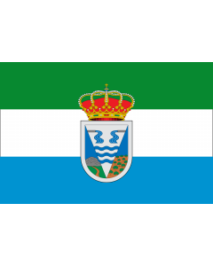 Flag: E.L.A. de Serrato, Málaga, Spain |  landscape flag | 2.16m² | 23sqft | 120x180cm | 4x6ft 