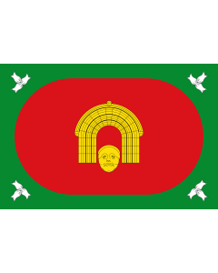 Bandera de  Paño rojo |  bandera horizontal | 1.35m² | 90x150cm 