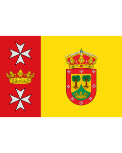 Flag: Soto de Cerrato  Palencia, Spain |  landscape flag | 1.35m² | 14.5sqft | 90x150cm | 3x5ft 