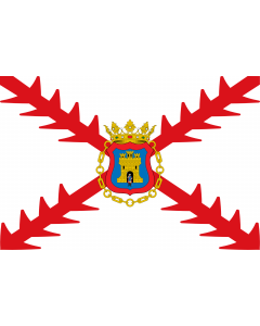 Flag: Tafalla | Ciudad de Tafalla  Navarra - España |  landscape flag | 1.35m² | 14.5sqft | 90x150cm | 3x5ft 