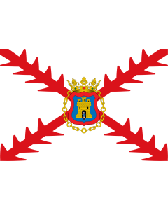 Bandera de  Ciudad de Tafalla  Navarra - España |  bandera horizontal | 2.16m² | 120x180cm 