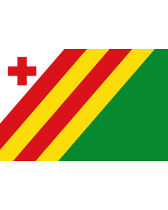 Bandera de  Badera de Tierz  Huesca |  bandera horizontal | 1.35m² | 90x150cm 