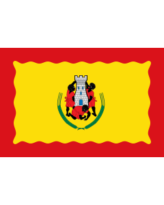 Bandera de  Torres los Negros  Teruel  Paño amarillo |  bandera horizontal | 1.35m² | 90x150cm 